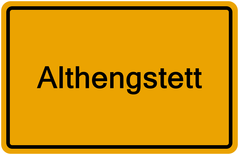 Handelsregisterauszug Althengstett