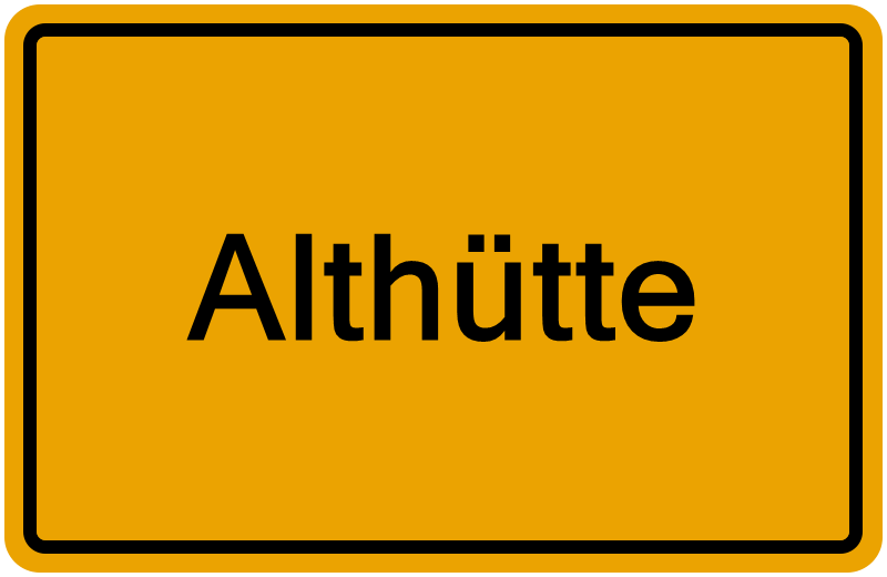 Handelsregisterauszug Althütte