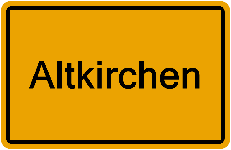 Handelsregisterauszug Altkirchen
