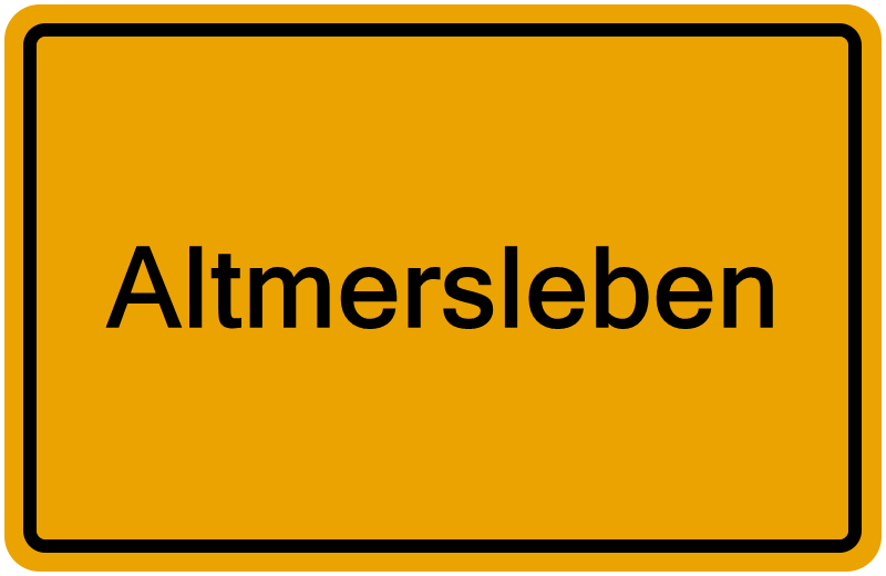 Handelsregisterauszug Altmersleben