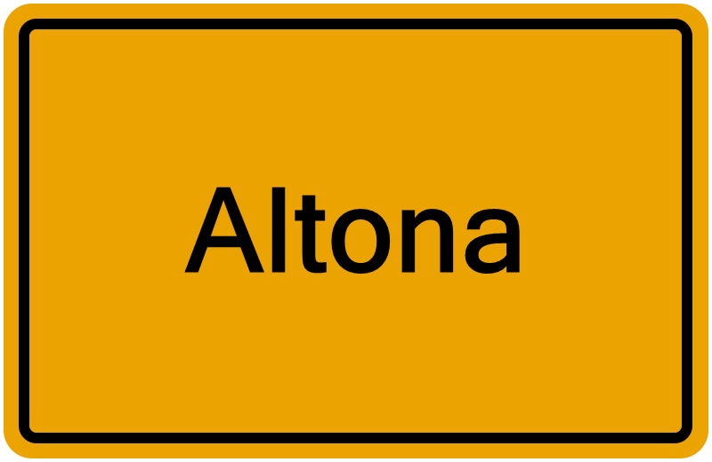 Handelsregisterauszug Altona