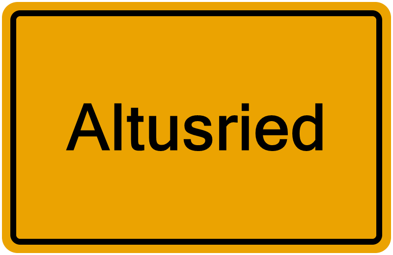 Handelsregisterauszug Altusried