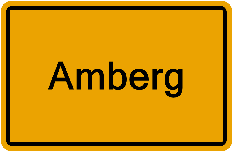 Handelsregisterauszug Amberg