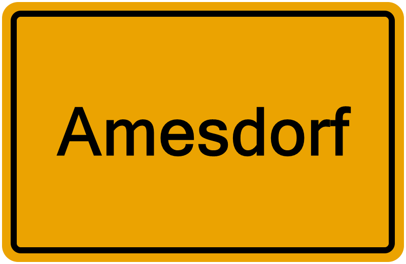 Handelsregisterauszug Amesdorf