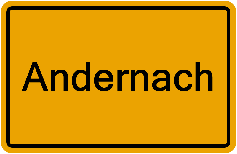 Handelsregisterauszug Andernach