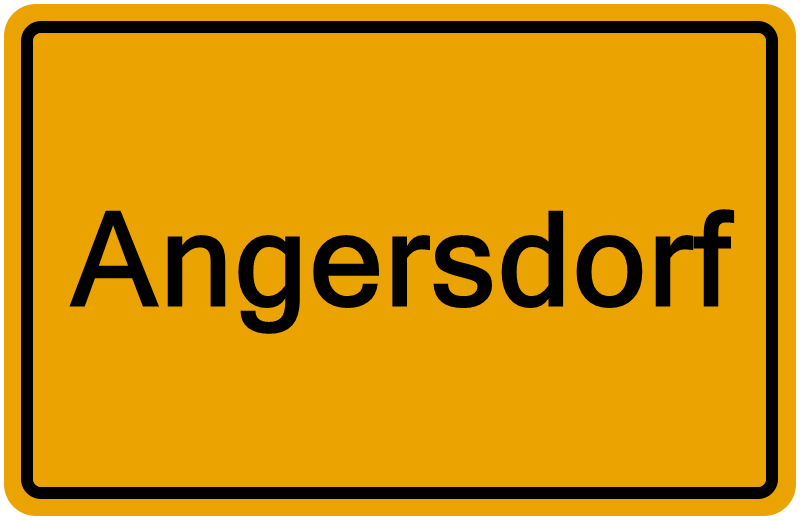 Handelsregisterauszug Angersdorf