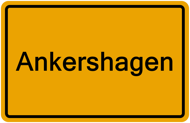 Handelsregisterauszug Ankershagen