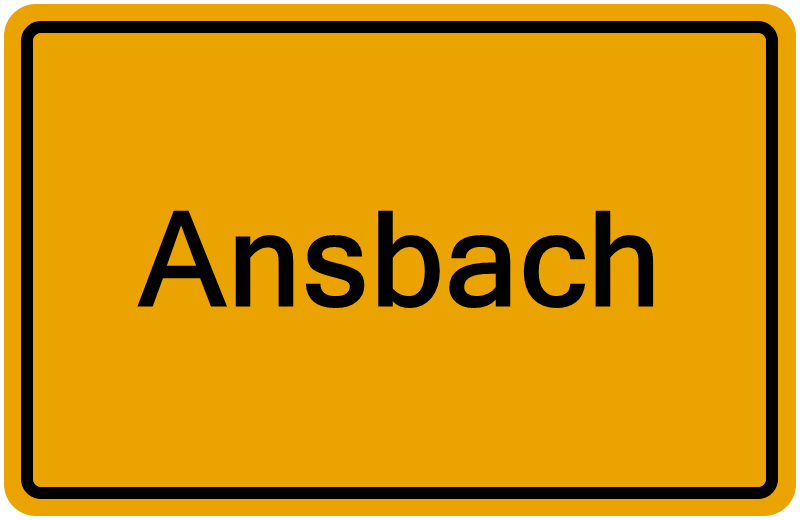 Handelsregisterauszug Ansbach