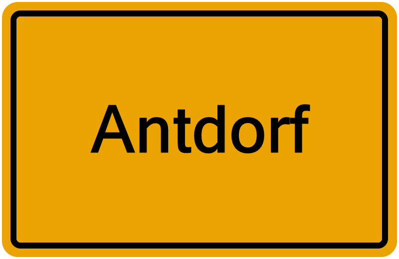 Handelsregisterauszug Antdorf