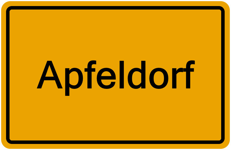 Handelsregisterauszug Apfeldorf