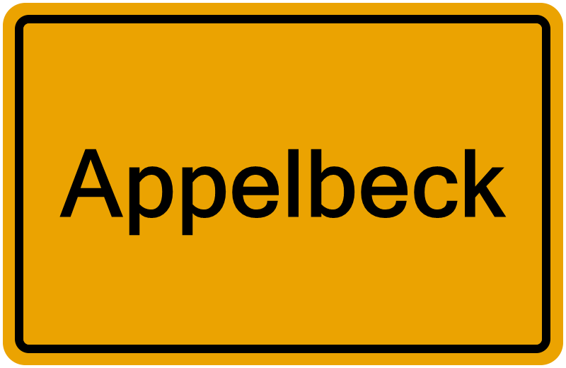 Handelsregisterauszug Appelbeck