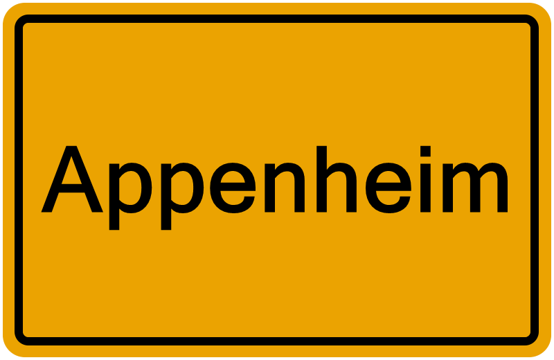 Handelsregisterauszug Appenheim