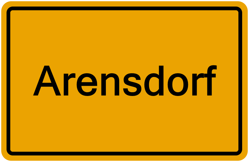 Handelsregisterauszug Arensdorf