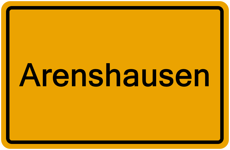 Handelsregisterauszug Arenshausen