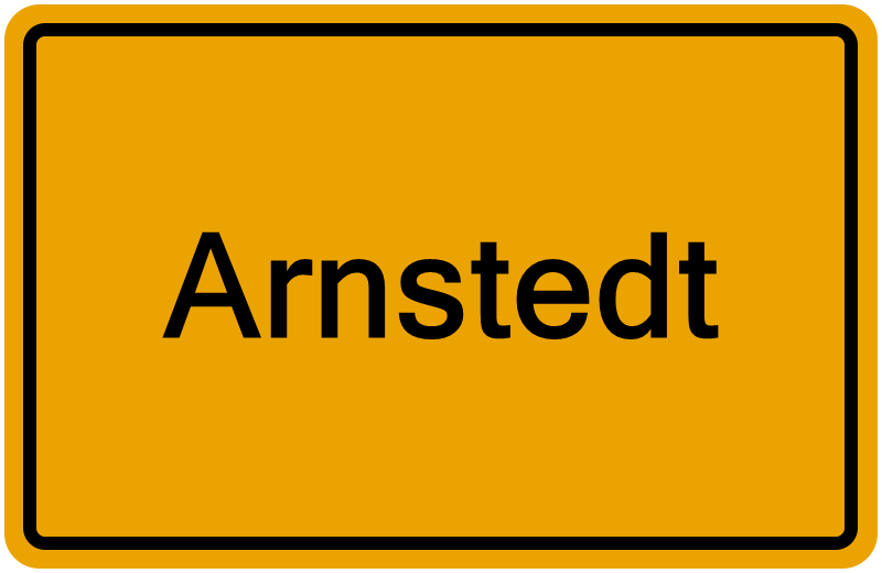 Handelsregisterauszug Arnstedt