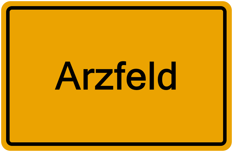 Handelsregisterauszug Arzfeld