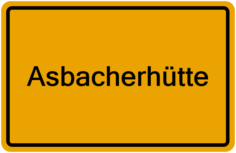 Handelsregisterauszug Asbacherhütte