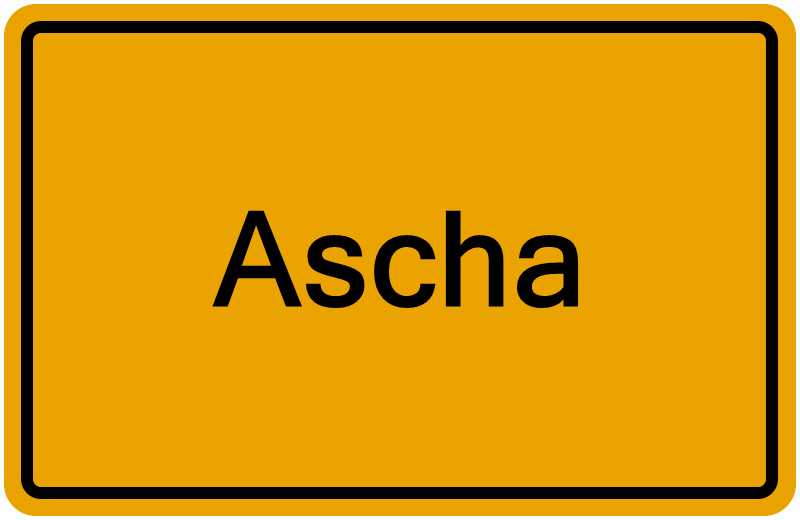 Handelsregisterauszug Ascha