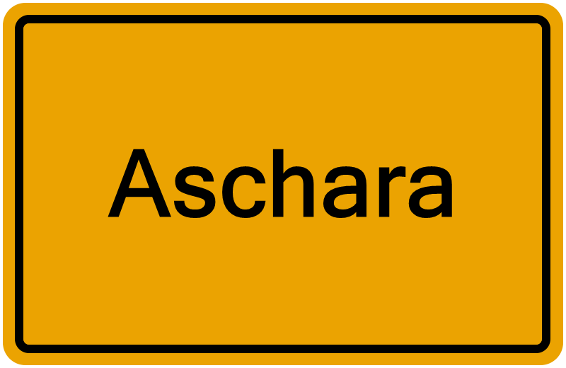 Handelsregisterauszug Aschara