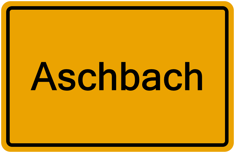 Handelsregisterauszug Aschbach