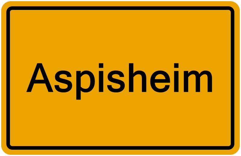 Handelsregisterauszug Aspisheim