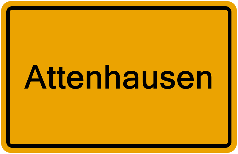 Handelsregisterauszug Attenhausen