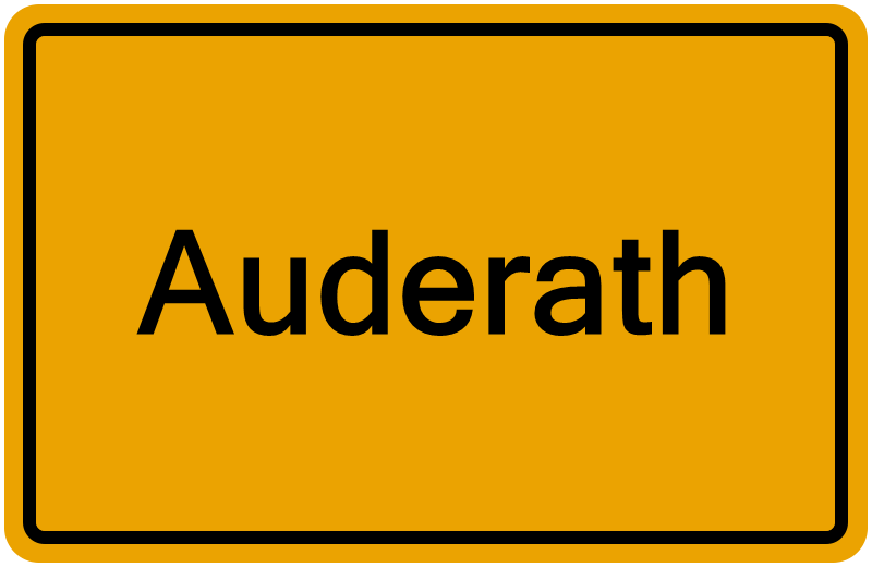 Handelsregisterauszug Auderath