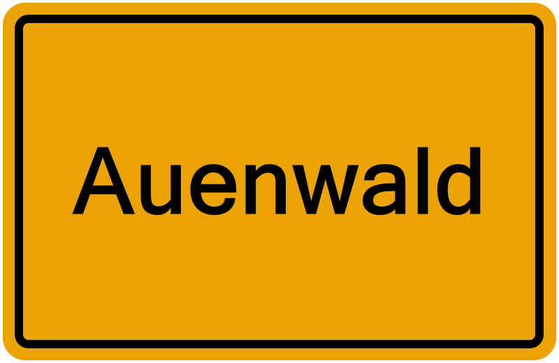 Handelsregisterauszug Auenwald
