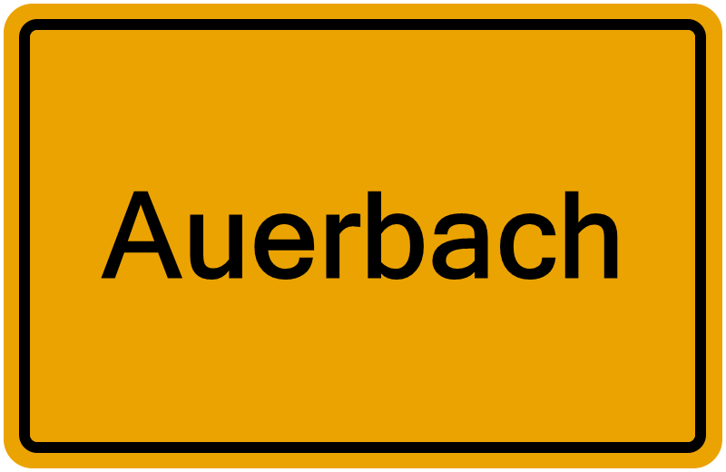 Handelsregisterauszug Auerbach