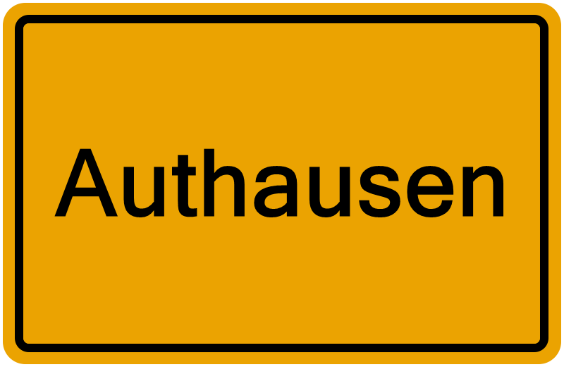 Handelsregisterauszug Authausen