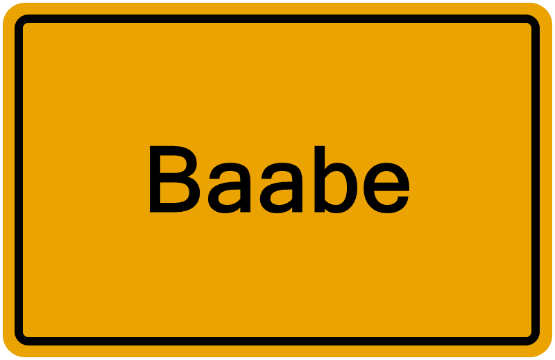 Handelsregisterauszug Baabe