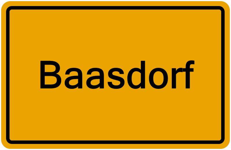 Handelsregisterauszug Baasdorf
