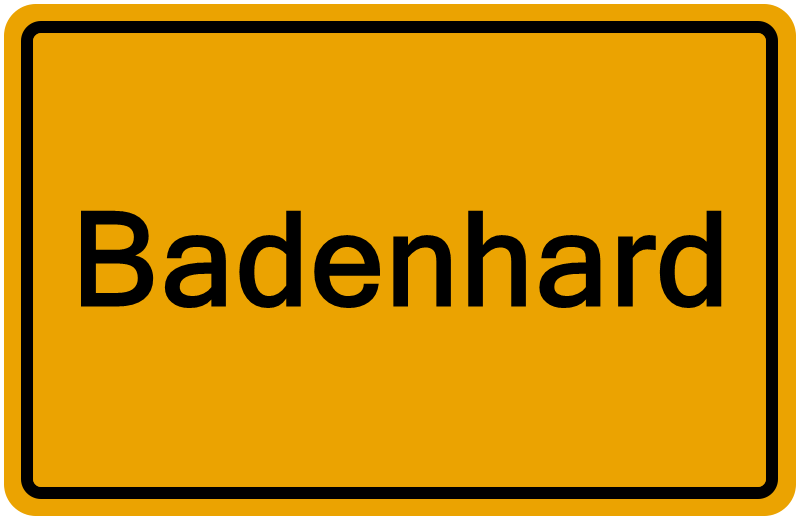 Handelsregisterauszug Badenhard