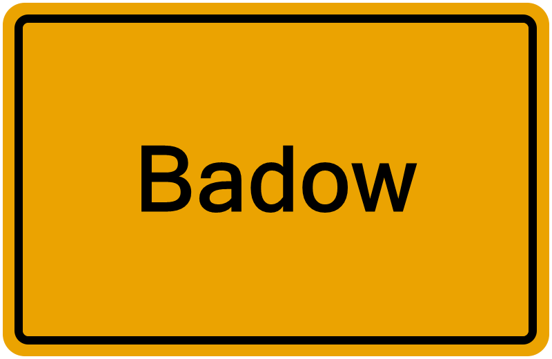 Handelsregisterauszug Badow