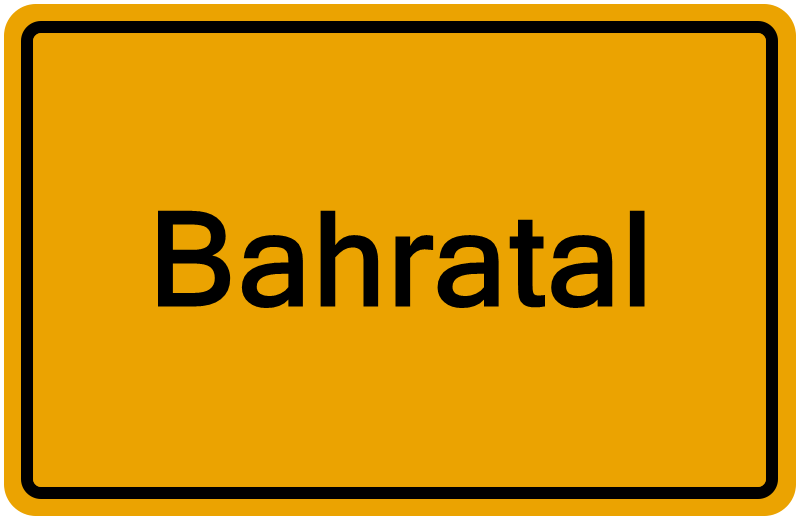 Handelsregisterauszug Bahratal