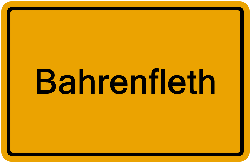 Handelsregisterauszug Bahrenfleth