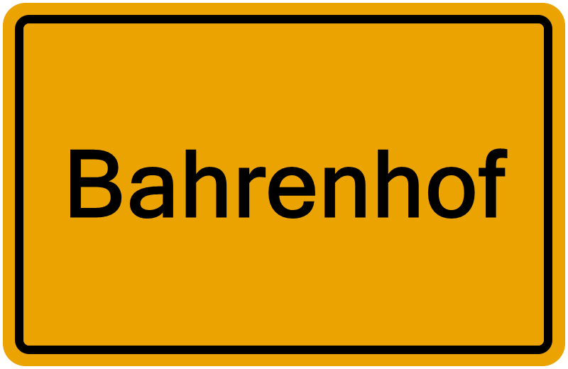 Handelsregisterauszug Bahrenhof