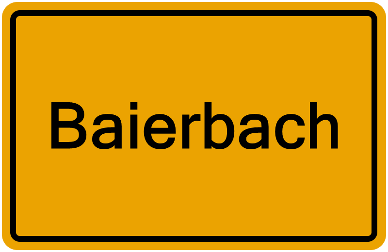 Handelsregisterauszug Baierbach