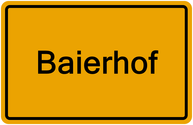 Handelsregisterauszug Baierhof