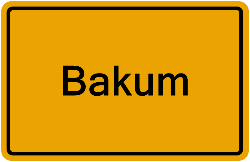 Handelsregisterauszug Bakum