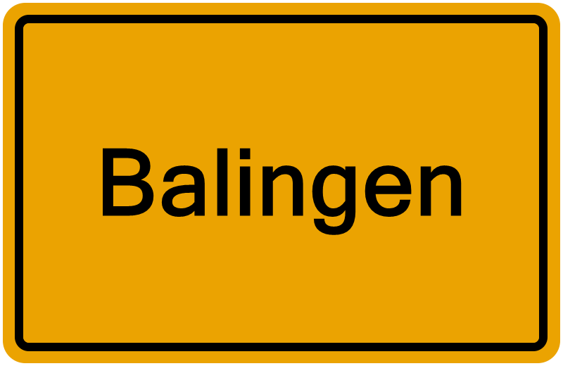 Handelsregisterauszug Balingen
