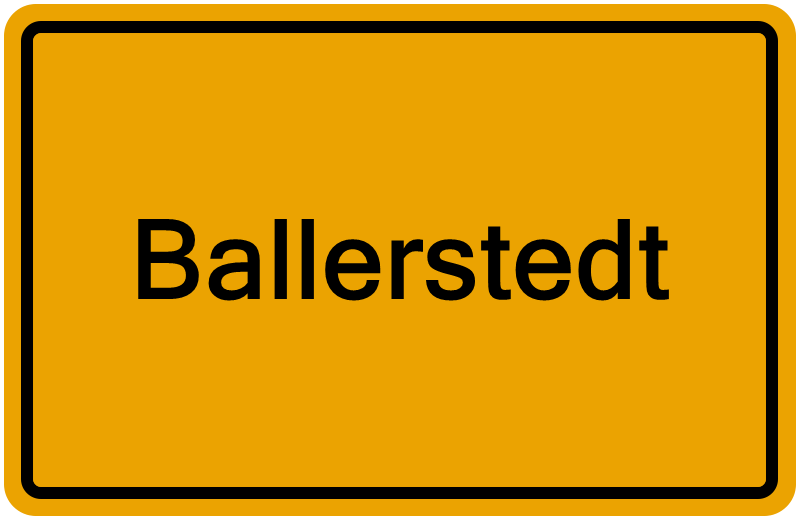 Handelsregisterauszug Ballerstedt
