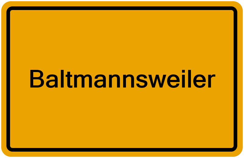Handelsregisterauszug Baltmannsweiler