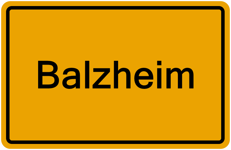 Handelsregisterauszug Balzheim