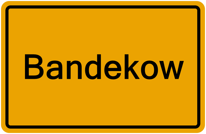 Handelsregisterauszug Bandekow