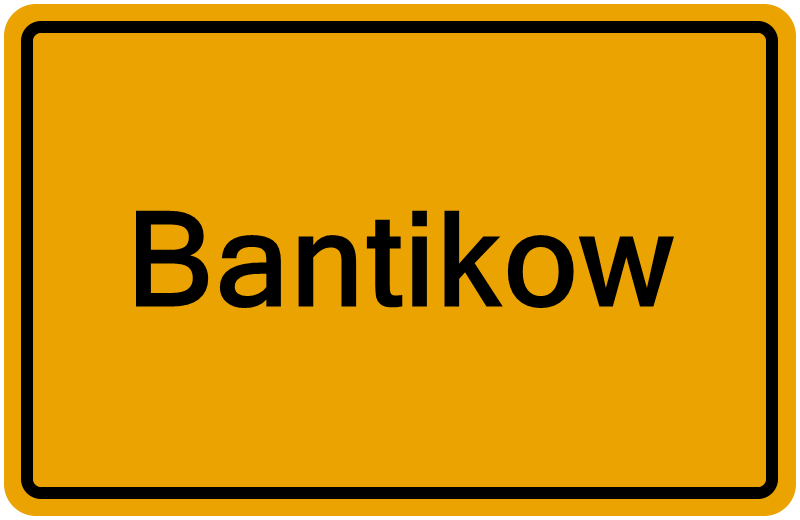 Handelsregisterauszug Bantikow