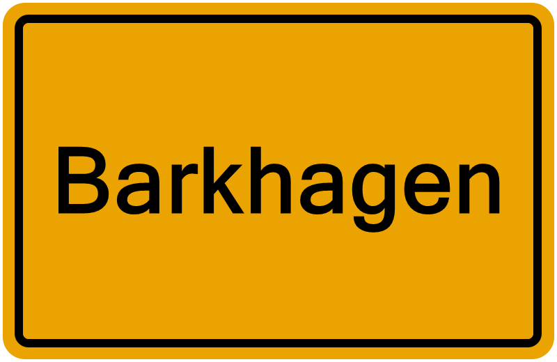 Handelsregisterauszug Barkhagen
