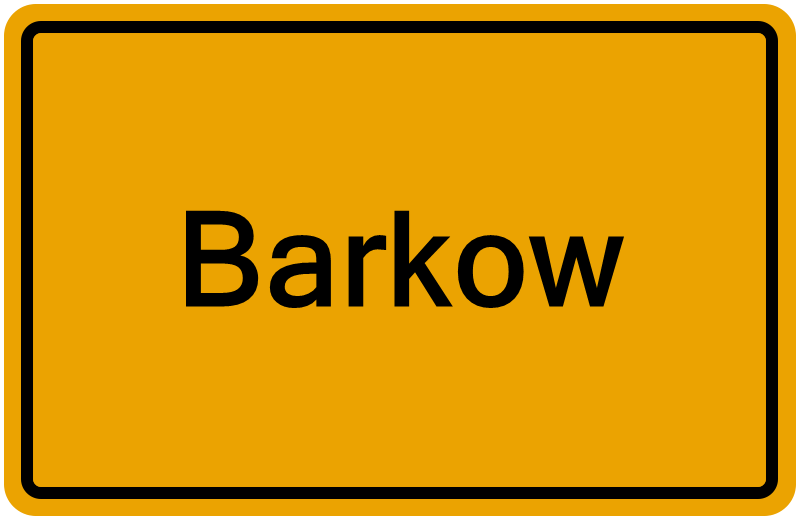 Handelsregisterauszug Barkow