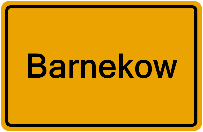 Handelsregisterauszug Barnekow