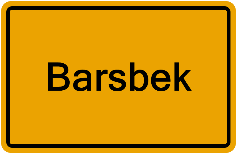 Handelsregisterauszug Barsbek